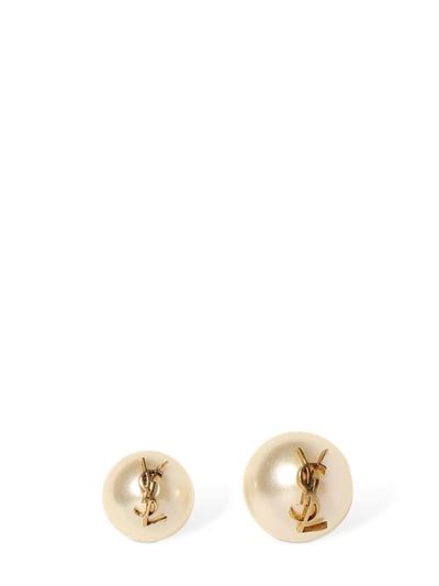 orecchini perle ysl